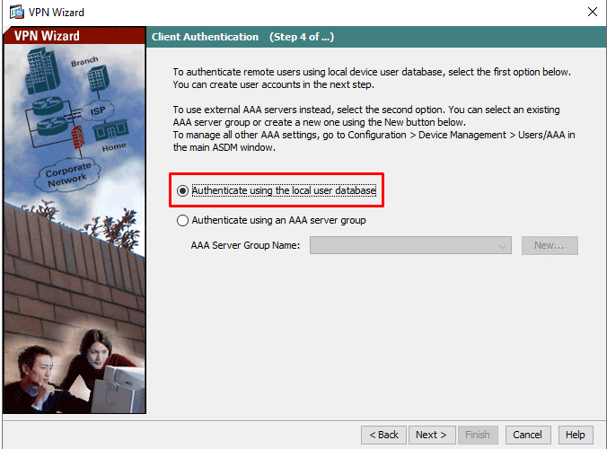 Setup Remote Access VPN