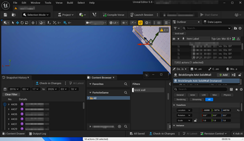 unreal engine editor