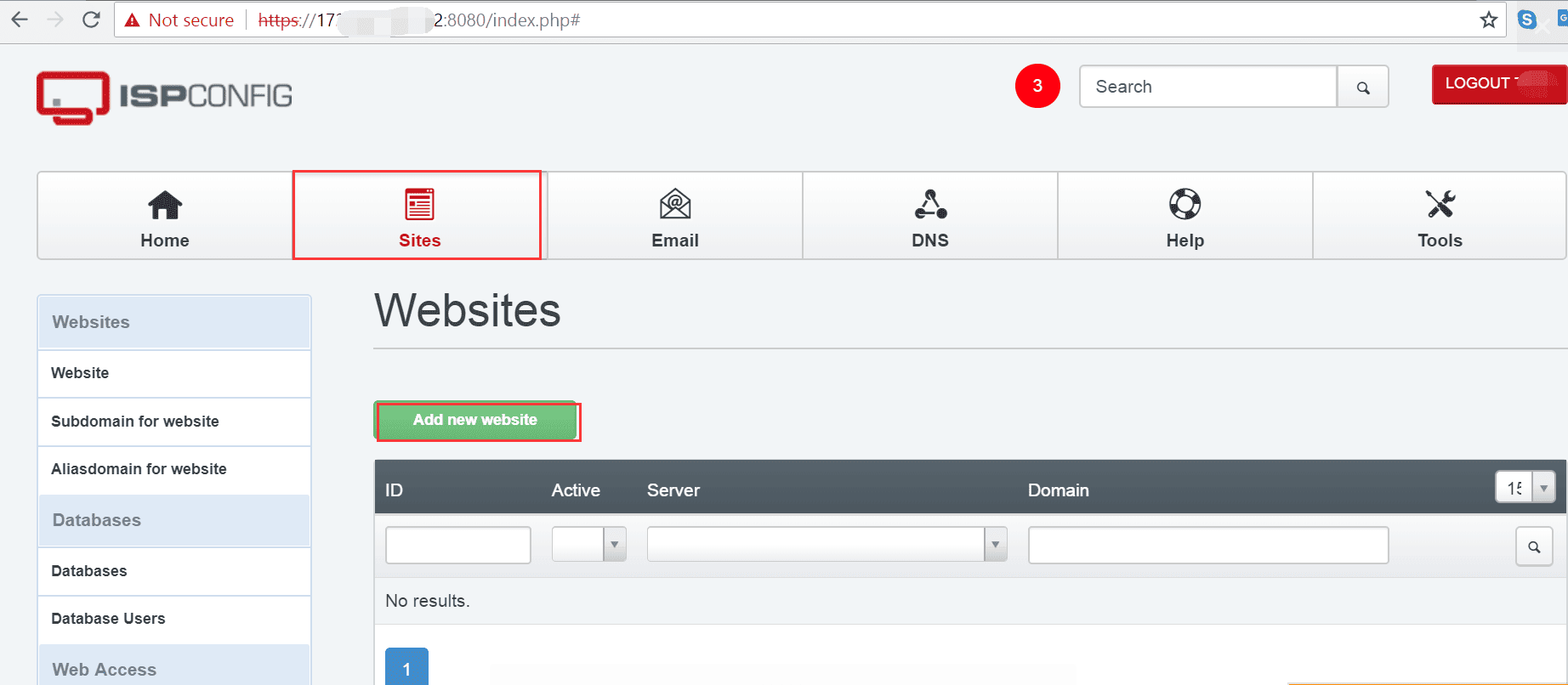 add a new website