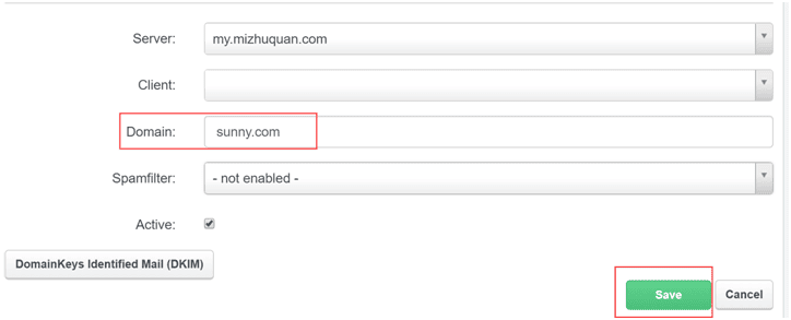 mail domain