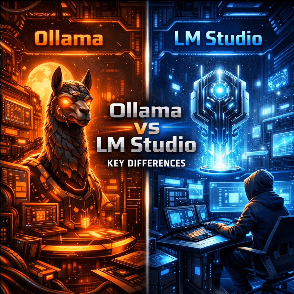 ollama vs. lm studio vs. : which local ai runtime... Ollama vs LM Studio: What's the Key Differences