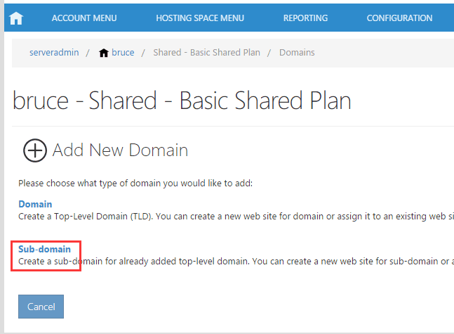 Add Your Domain