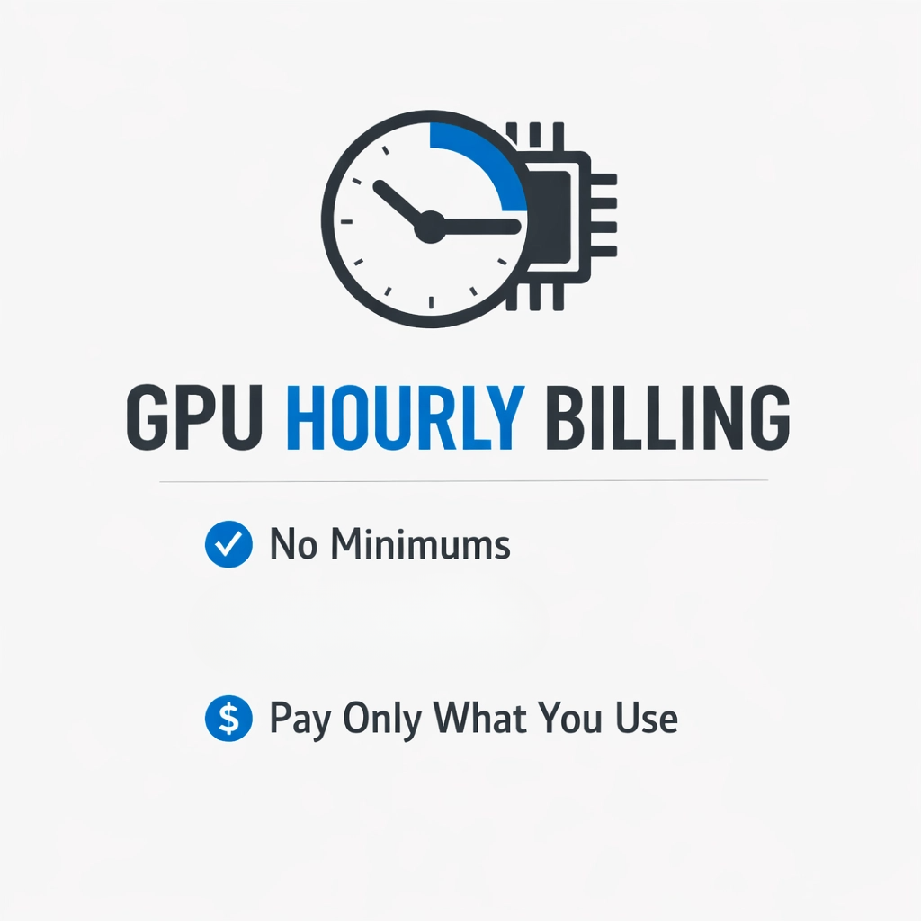 Hourly GPU VPS| Pay-As-You-Go, No Commitment | GPU Mart