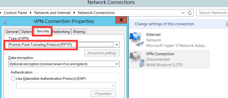 connect to remote access VPN