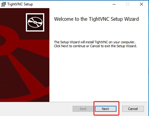 TightVNC Setup Wizard