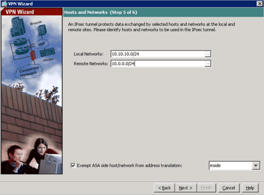 Configure Site-to-Site VPN using ASDM