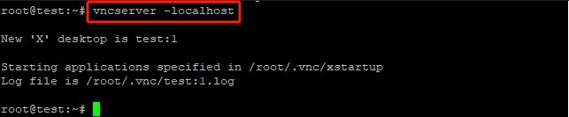 重新启动 VNC 服务器