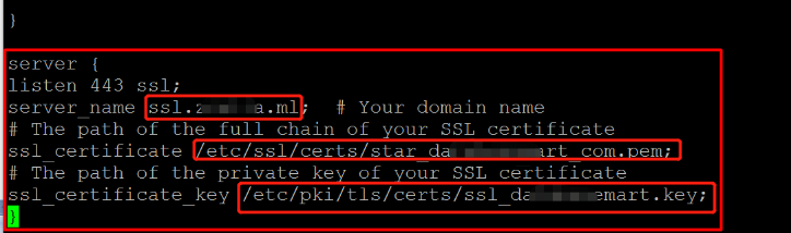 SSL Certificate Information