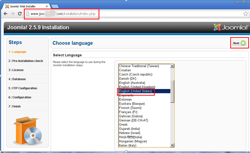 Download or copy installation file from terminal server