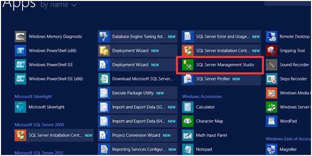 run-sql-server-management-studio