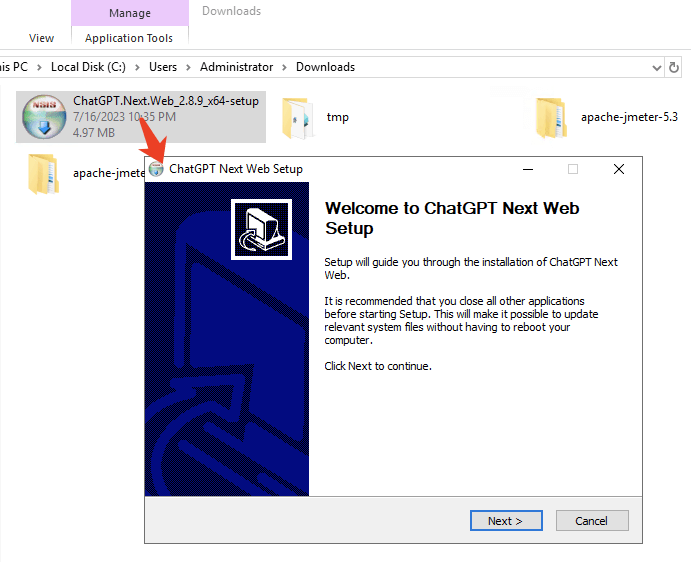 ChatGPT-Next-Web 安装