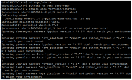 install odoo