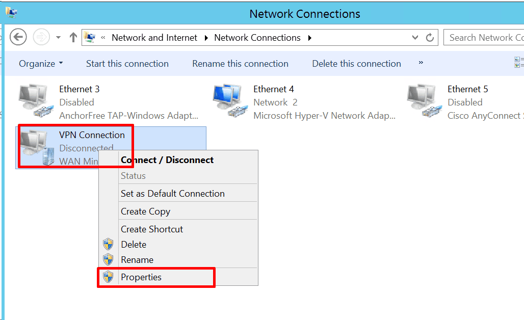 connect to remote access VPN