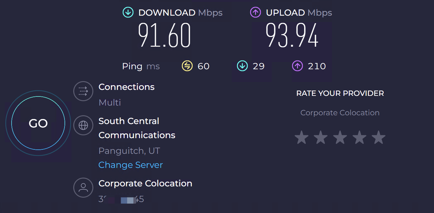 互联网速度测试