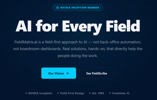 FieldMatrix.AI product by 850 Media