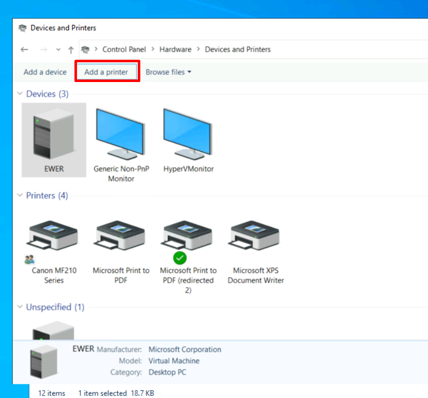 print to your local printer from remote desktop