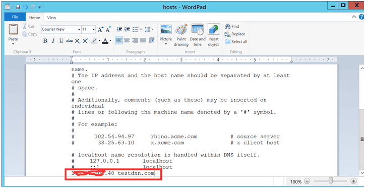 Modify the Hosts File