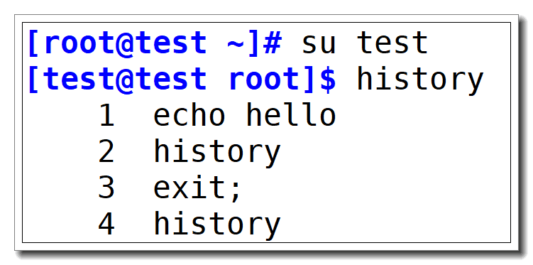 check user bash history