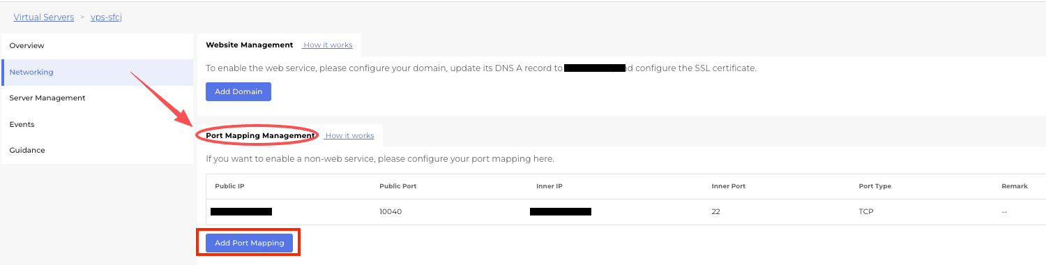 port mapping