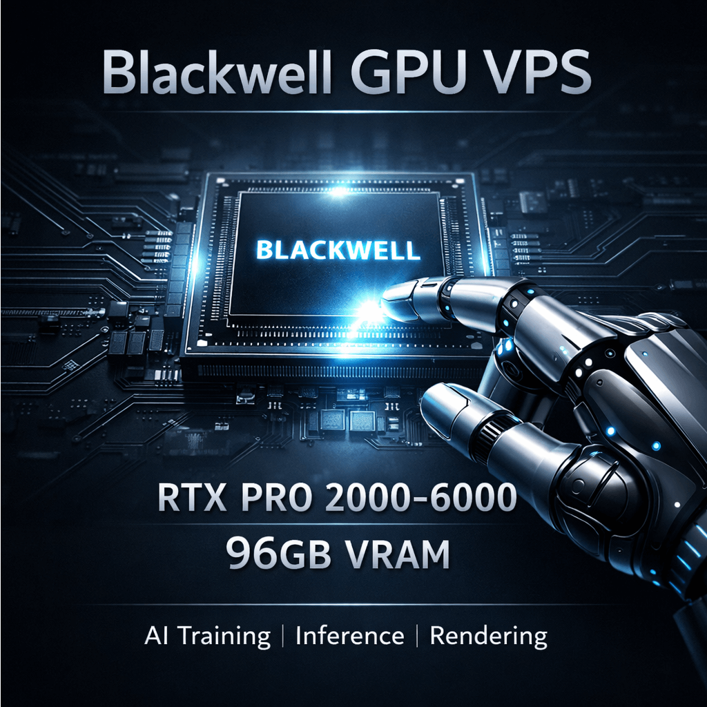 Next-Generation GPU VPS |New product| Up to 96GB VRAM