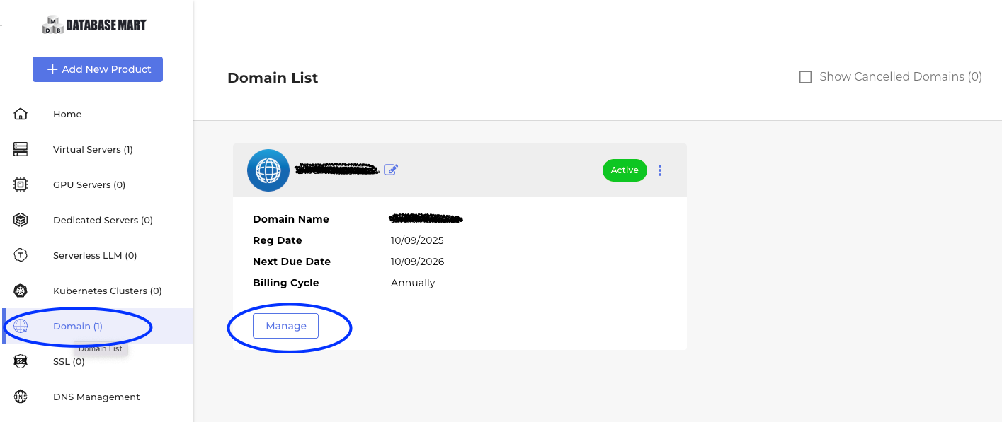 Search For the Domain