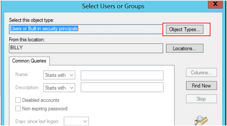 object types