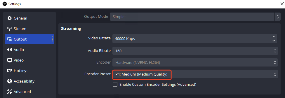 更新流媒体视频比特率