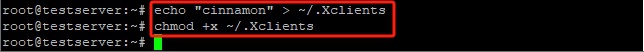 Configure to run the Cinnamon desktop when X session starts