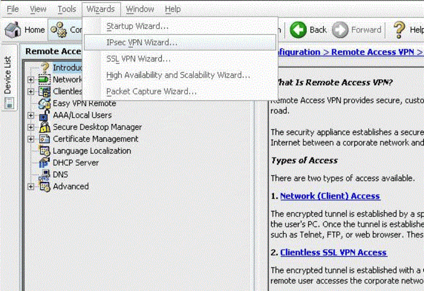 Configure Site-to-Site VPN using ASDM