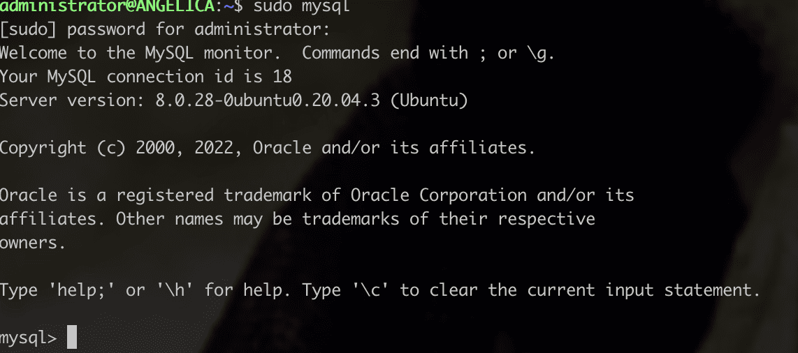 install mysql